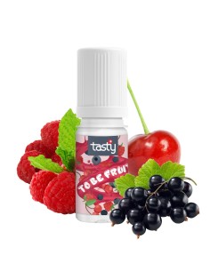 To Be Fruit - Tasty 10 ml e-liquide fruité goût framboise, cerise et cassis 40PG/60VG