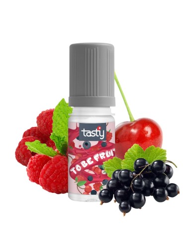 To Be Fruit - Tasty 10 ml e-liquide fruité goût framboise, cerise et cassis 40PG/60VG