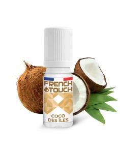 Coco des Îles - French Touch e-liquide fruité goût noix de coco 70PG/30VG