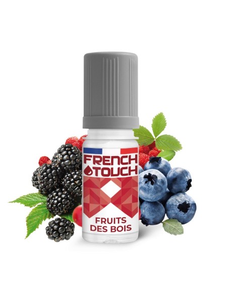 Fruits des bois - French Touch e-liquide fruité goût mûre framboise myrtille 70PG/30VG