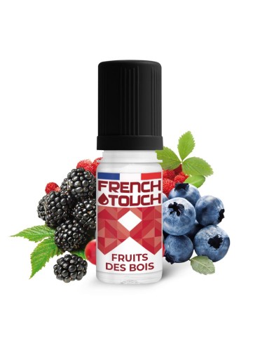 Fruits des bois - French Touch e-liquide fruité goût mûre framboise myrtille 70PG/30VG