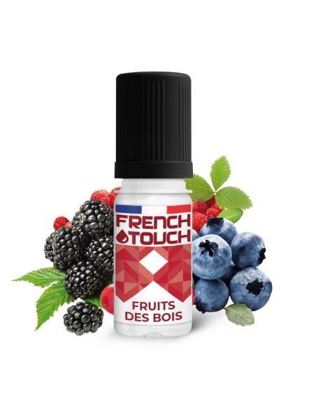 Fruits des bois - French Touch e-liquide fruité goût mûre framboise myrtille 70PG/30VG
