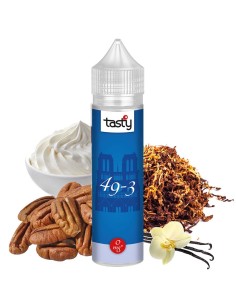49.3 - Tasty 50 ml e-liquide goût tabac, vanille, crème et noix de pécan 50PG/50VG