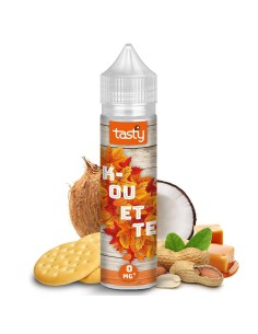 K-Ouette - Tasty e-liquide goût biscuit, cacahuète, coco et caramel 50PG/50VG