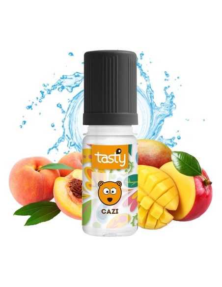 Cazi - Tasty e-liquide fruité goût pêche et mangue 40PG/60VG