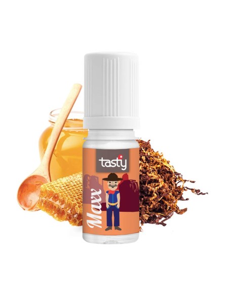 Maxx - Tasty 10 ml e-liquide classic goût tabac, miel et caramel 40PG/60VG