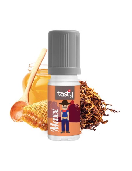 Maxx - Tasty 10 ml e-liquide classic goût tabac, miel et caramel 40PG/60VG