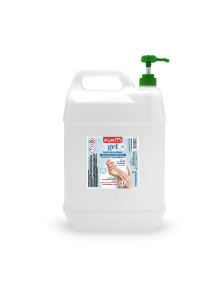 Bidon de 5 litres de Gel Hydroalcoolique Français – Purity