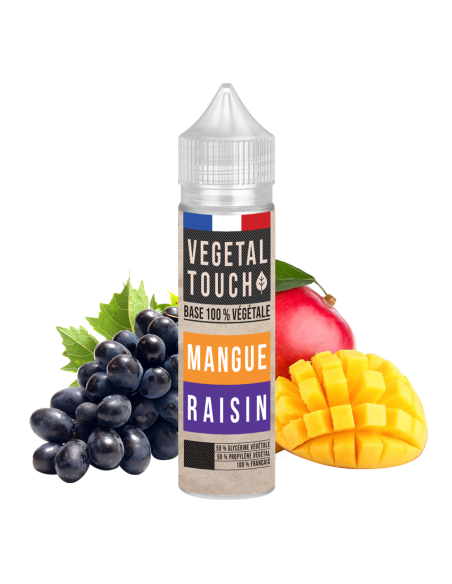 Eliquide Base 100% Végétal - Mangue / Raisin - VEGETAL TOUCH - 50ml