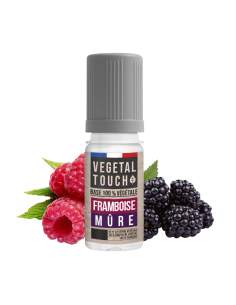 Eliquide Base 100% Végétal - Framboise / Mûre - VEGETAL TOUCH 2