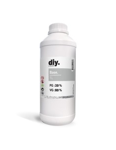 Base 1 Litre pour DIY - 20% PG / 80% VG - AuNomDeLaVape