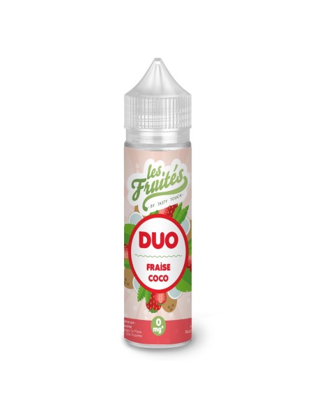 Duo Framboise / Basilic - Les fruités by Tasty Touch e-liquide fruité goût framboise et basilic 50PG/50VG