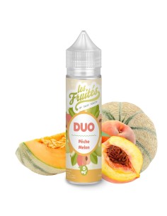 Duo Pêche / Melon - Les fruités by tasty Touch e-liquide fruité goût melon, pastèque et fraise 50PG/50VG
