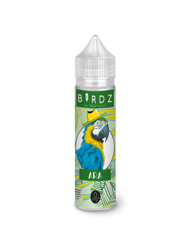 Ara - Tasty e-liquide goût pêche, melon, fraise et basilic frais 50PG/50VG