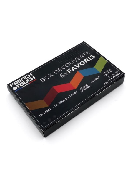 Box Découverte d'e-liquide - Sélection des meilleurs arômes French Touch - AuNomDeLaVape