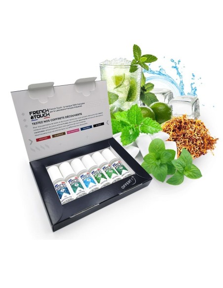 Box Découverte d'e-liquide - Goût MENTHOLÉ - AuNomDeLaVape